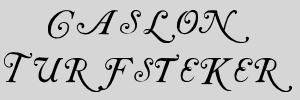 Caslon Initials